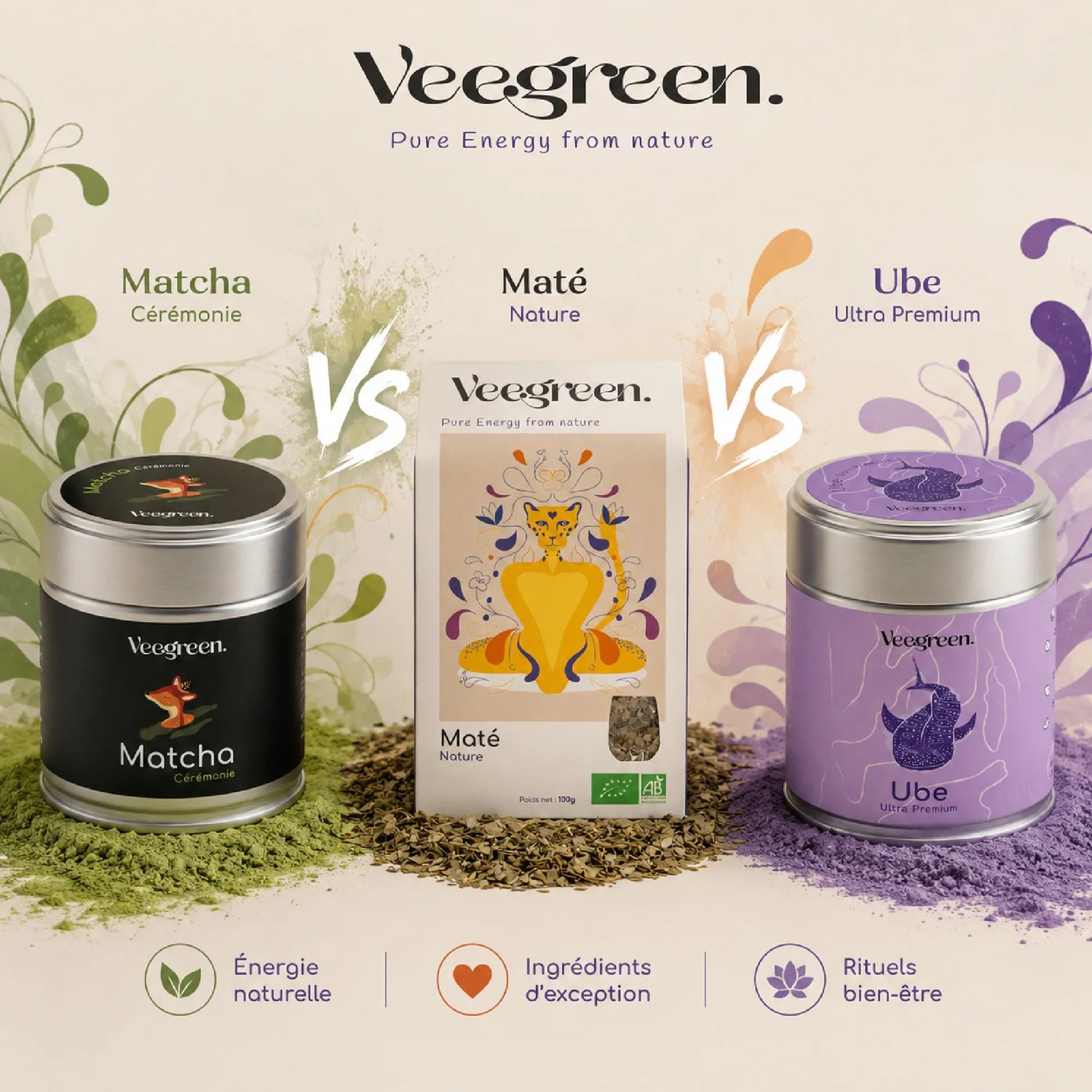 Matcha, Maté ou Ube : Lequel contient le plus d'antioxydants ?