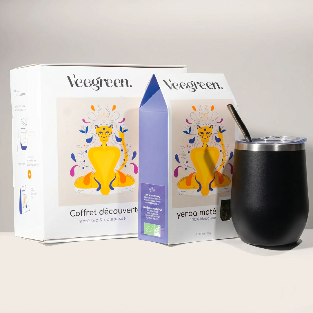 Scatola di degustazione del kit maté