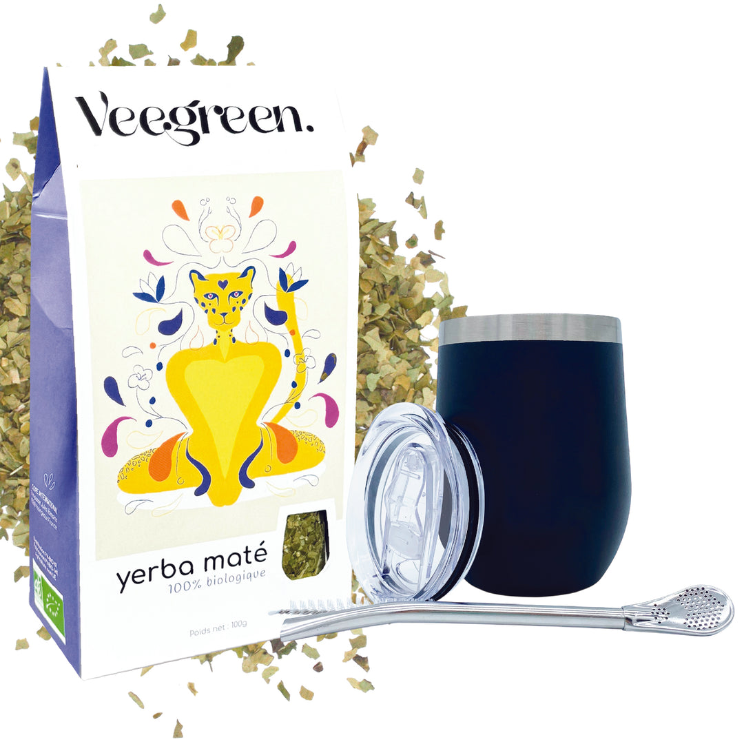 Yerba Mate + Black Calabash Box