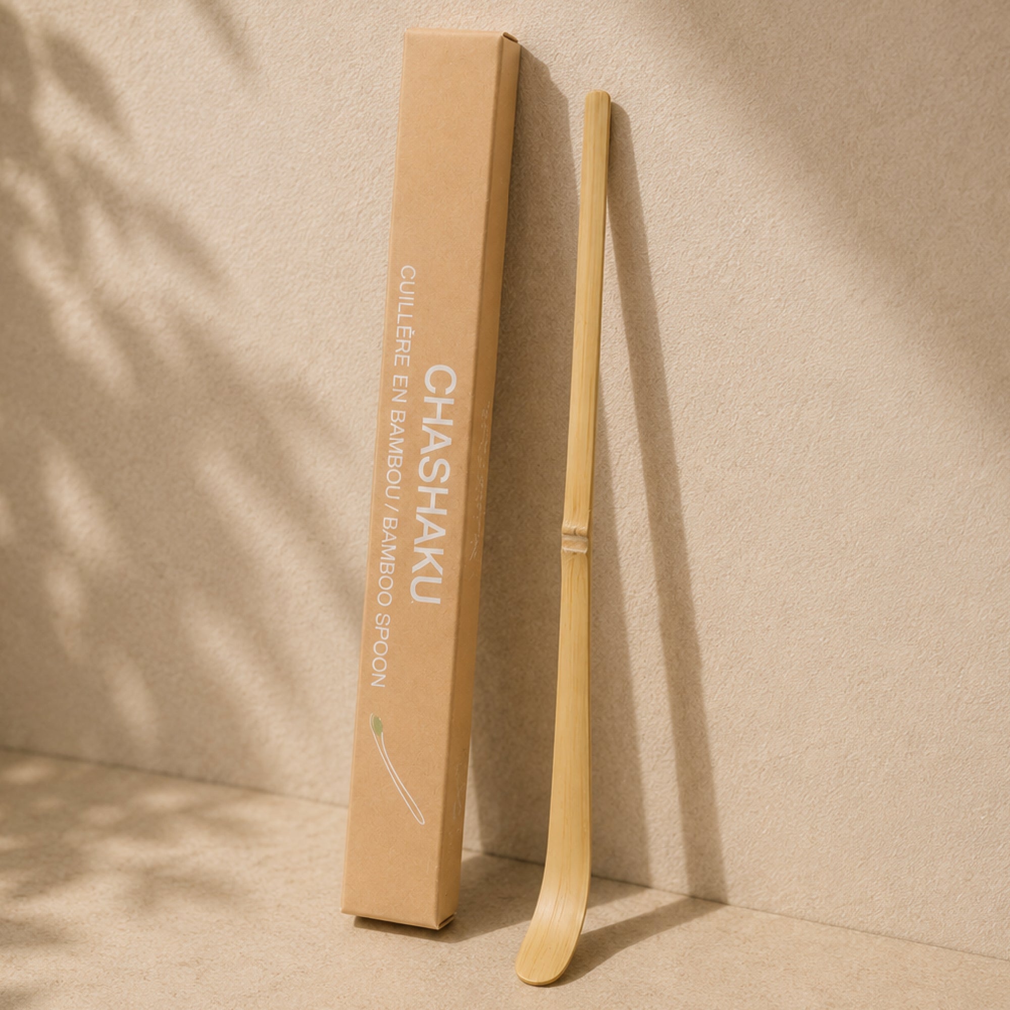 CUILLÈRE EN BAMBOU POUR LE THÉ MATCHA - CHASHAKU